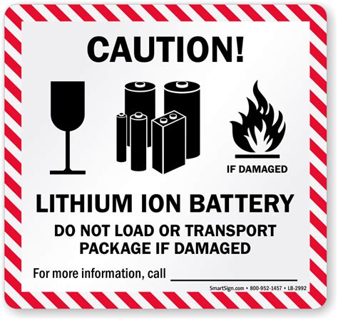 Printable Lithium Ion Labels