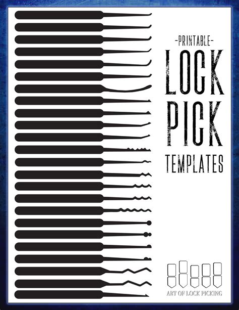 Printable Lock Set Plan Template