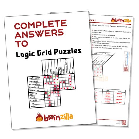 Various types of printable logic puzzles online displayed together