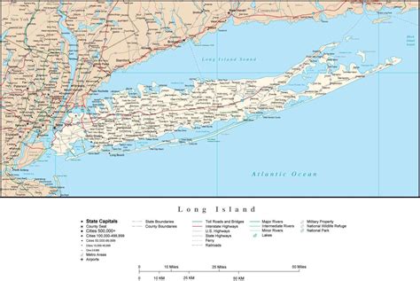Printable Long Island Map