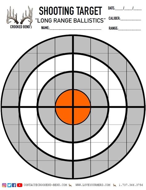 Printable Long Range Targets