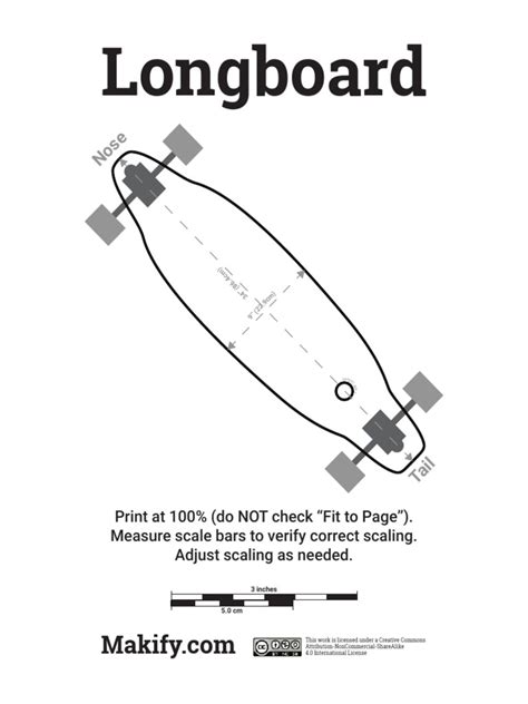 Printable Longboard Template Pdf