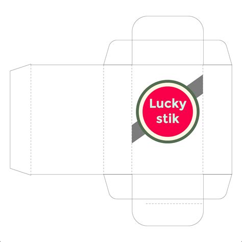 Printable Lucky Strike Box