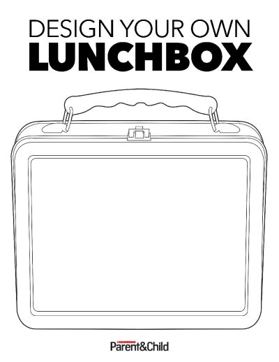 Printable Lunch Box Template
