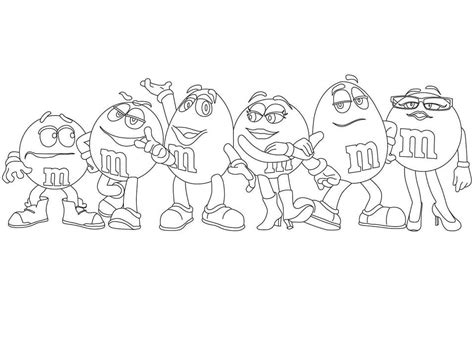 Printable M And M Characters