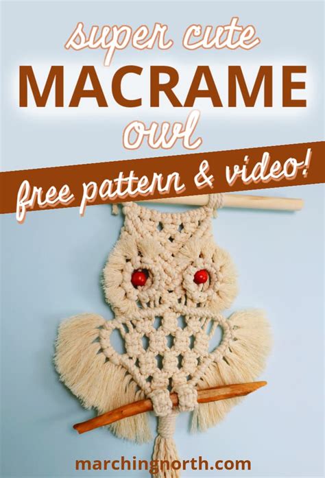 Printable Macrame Owl Pattern Free