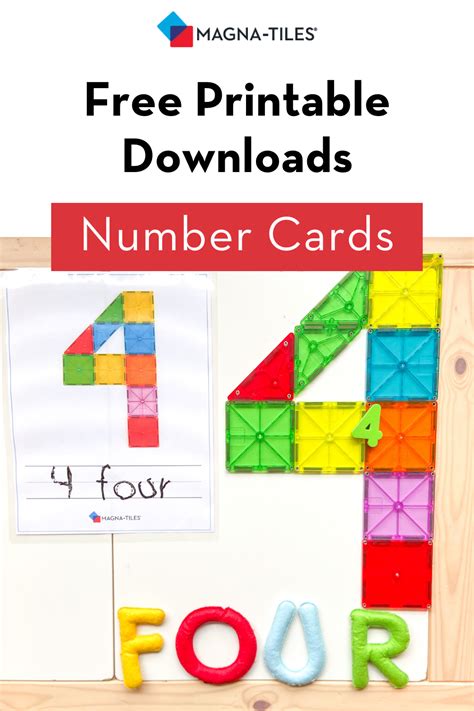 Printable Magnet Number Sheet