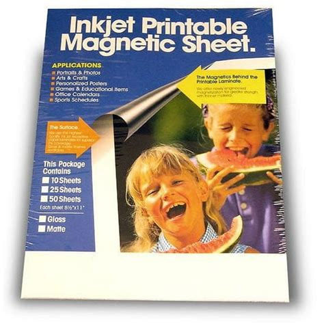 Printable Magnet Sheets Matte Finish