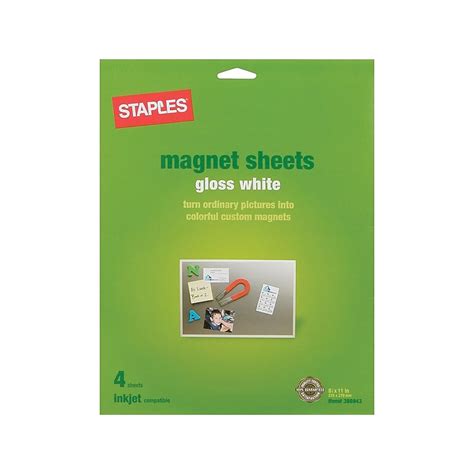 Printable Magnet Sheets Staples