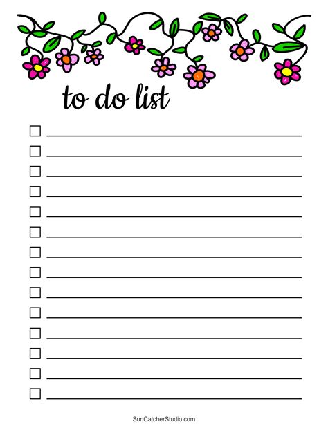 Printable Make A List
