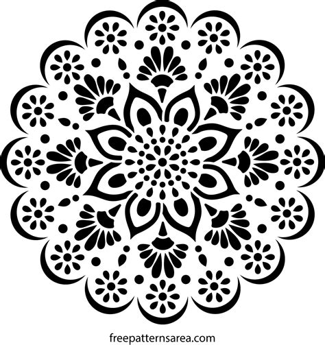 Printable Mandala Stencils Free