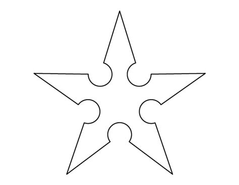 Printable Manji Ninja Star Template