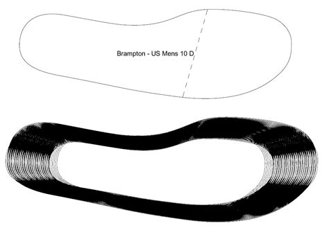 Printable Mans Insole Template