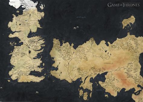 Printable Map For Game Of Thrones