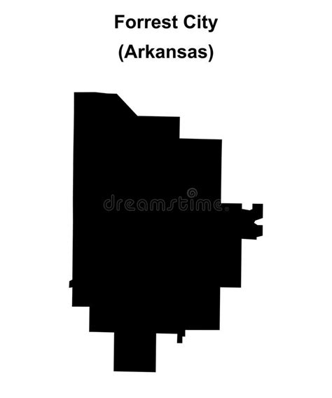Printable Map Forrest City