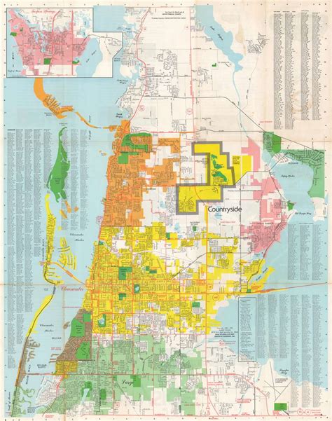 Printable Map Largo Clearwater Area