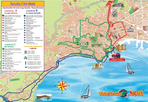 Printable Map Naples Italy
