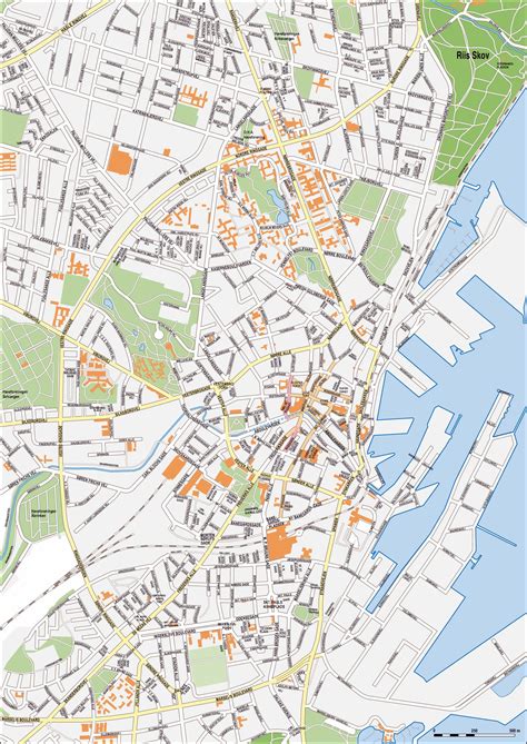 Printable Map Of Aarhus