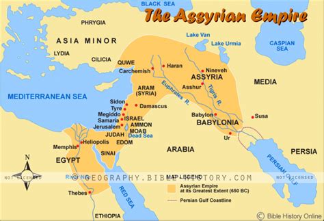 Printable Map Of Assyria Babylon
