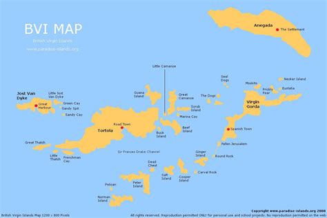 Printable Map Of Bvi