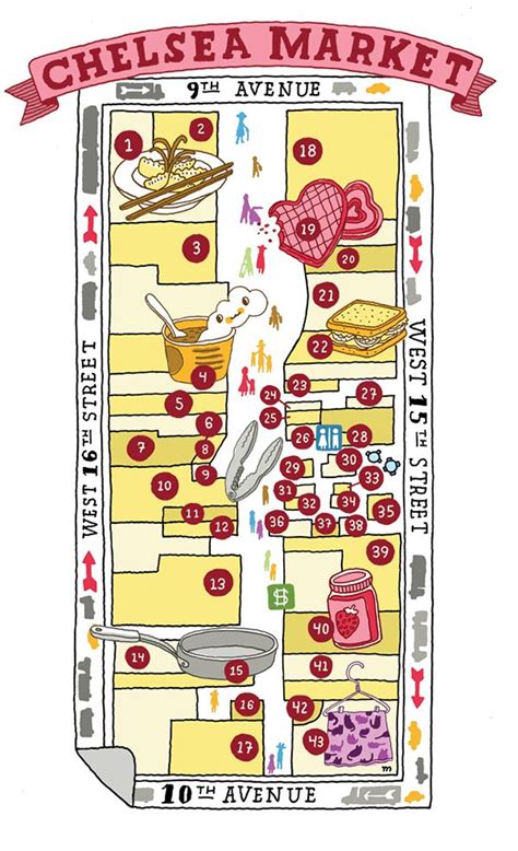 Printable Map Of Chealsea Market