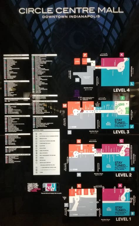 Printable Map Of Circle Center Mall