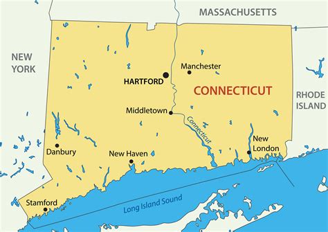 Printable Map Of Conn