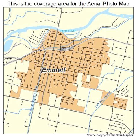Printable Map Of Emmett Id