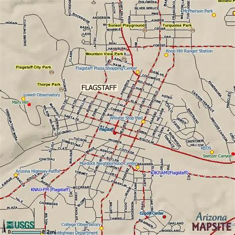 Printable Map Of Flagstaff Az