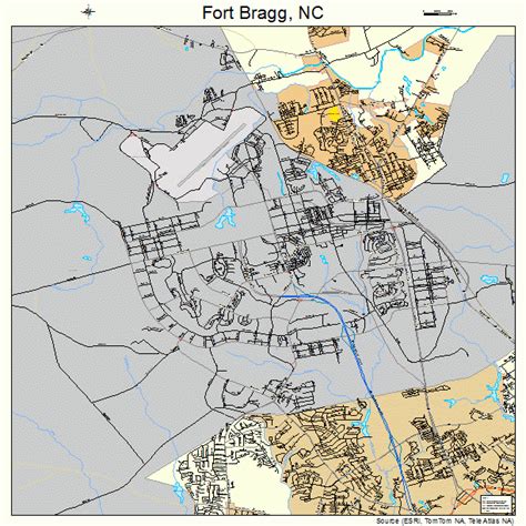 Printable Map Of Fort Bragg