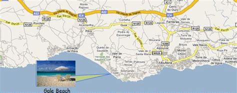 Printable Map Of Gale Albufeira