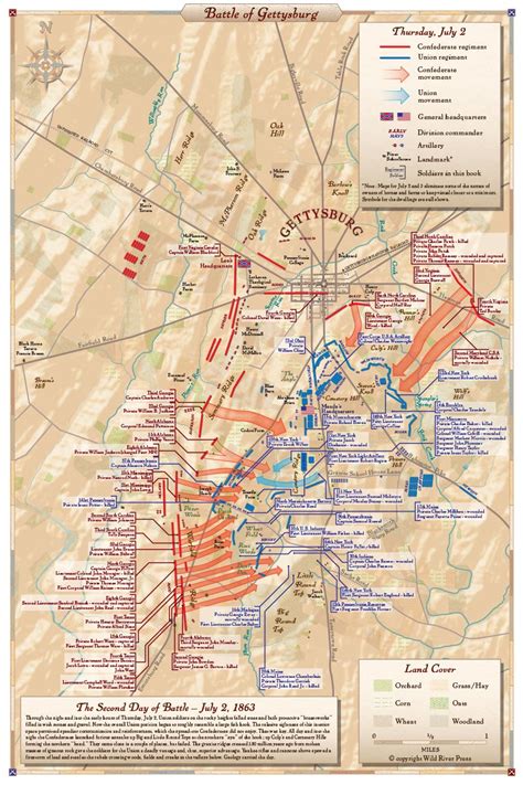 Printable Map Of Gettysburg Battlefield