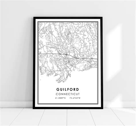 Printable Map Of Guilford Ct