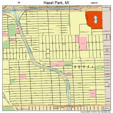 Printable Map Of Hazel Park School District