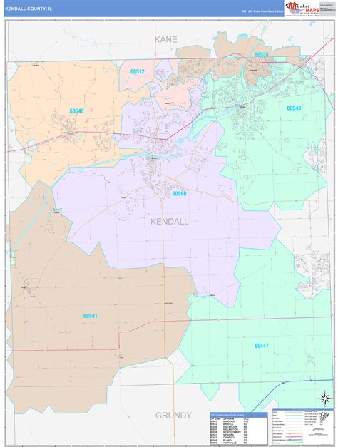 Printable Map Of Kendall County Il