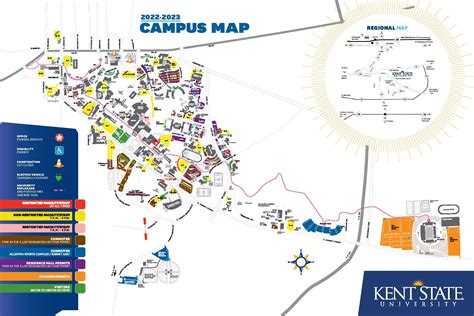 Printable Map Of Kent State U