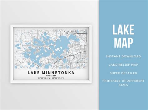 Printable Map Of Lake Minnetonka