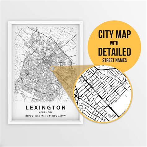Printable Map Of Lexington