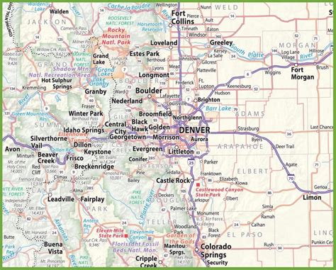 Printable Map Of Lo Do Denver
