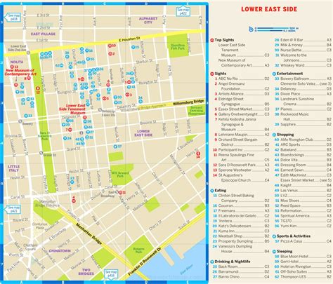 Printable Map Of Lower East Side
