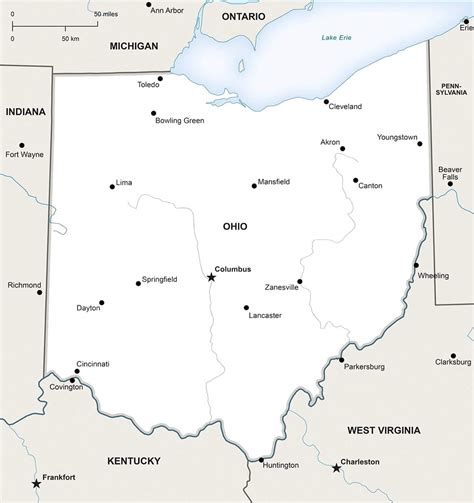 Printable Map Of Maso, Ohio