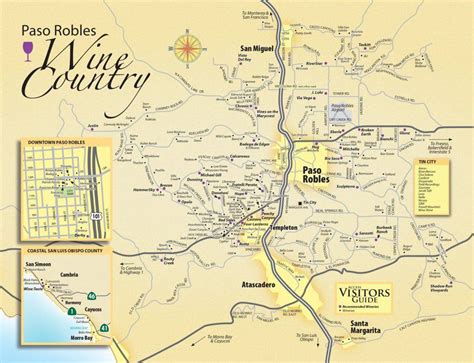 Printable Map Of Paso Robles