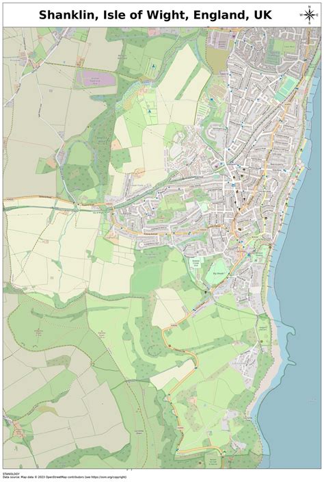 Printable Map Of Shanklin