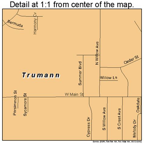 Printable Map Of Trumann Arkansas