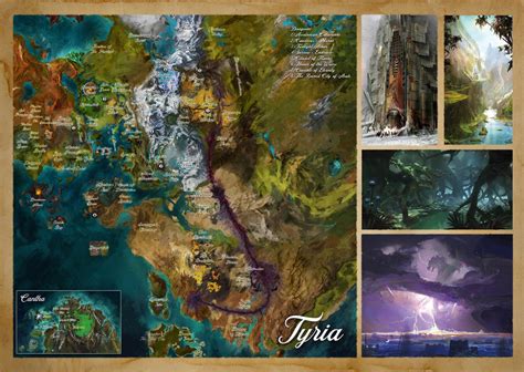 Printable Map Of Tyria Guild Wars