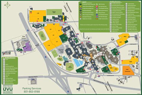 Printable Map Of Uvu