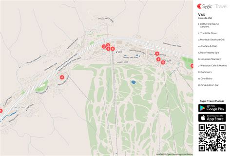 Printable Map Of Vail Village