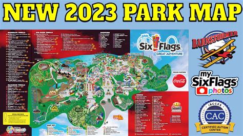 Printable Map Six Flags
