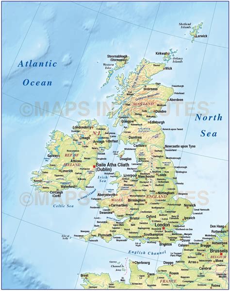 Printable Maps Of British Isles