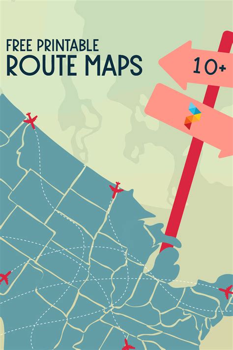 Printable Maps Route Map